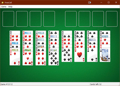 Freecell - Screenshot - Gameplay Image