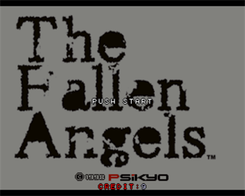 Daraku Tenshi: The Fallen Angels - Screenshot - Game Title Image