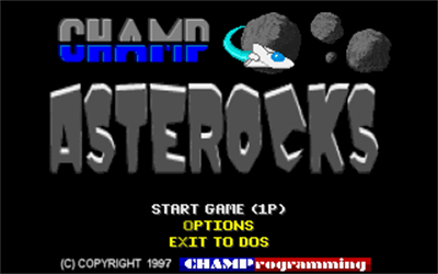 CHAMP Asterocks - Screenshot - Game Title Image