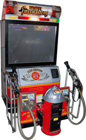 Brave Firefighters: Real Life Heroes - Arcade - Cabinet Image