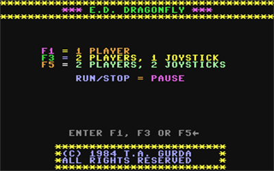Dragon Fly - Screenshot - Game Title Image