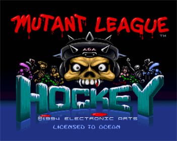 Mutant League Hockey - Screenshot - Game Title Image