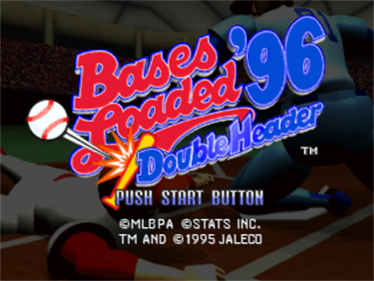 Bases Loaded '96: Double Header - Screenshot - Game Title Image