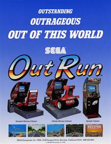 Out Run - Advertisement Flyer - Front Image