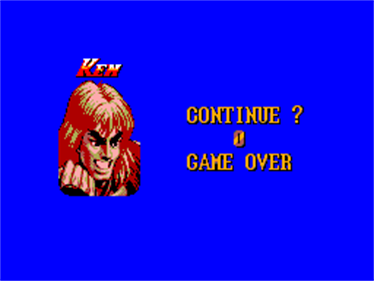 Street Fighter II' - Screenshot - Game Over Image