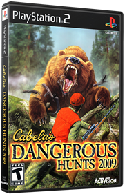 Cabela's Dangerous Hunts 2009 - Box - 3D Image