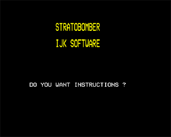 Stratobomber - Screenshot - Game Title Image