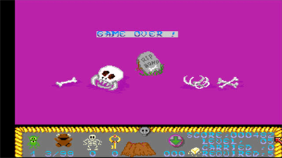 Bone Cruncher - Screenshot - Game Over Image