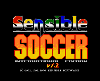 Sensible Soccer: International Edition - Screenshot - Game Title Image