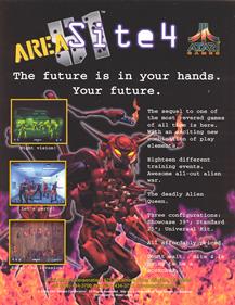 Area 51: Site 4 - Advertisement Flyer - Front Image