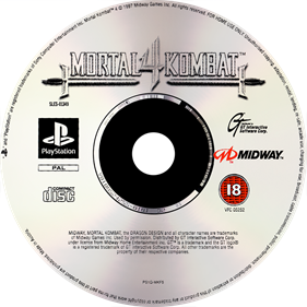 Mortal Kombat 4 - Disc Image