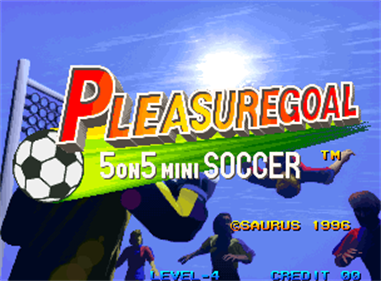 Pleasure Goal: 5 on 5 Mini Soccer - Screenshot - Game Title Image