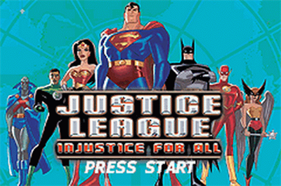 Justice League: Injustice for All - Screenshot - Game Title Image