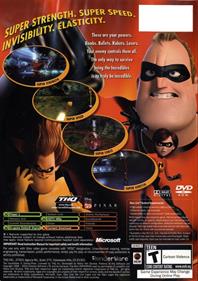 The Incredibles - Box - Back Image
