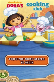 Dora the Explorer: Dora's Cooking Club - Screenshot - Game Title Image