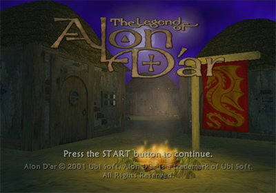 The Legend of Alon D'ar - Screenshot - Game Title Image