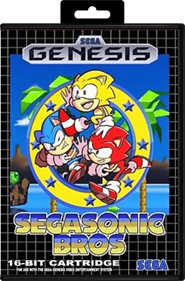 SegaSonic Bros. - Box - Front - Reconstructed Image