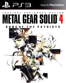 Metal Gear Solid 4: Guns of the Patriots - Fanart - Box - Front