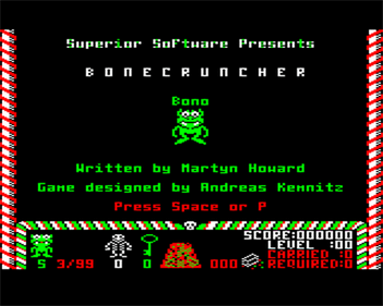Bone Cruncher - Screenshot - Game Select Image