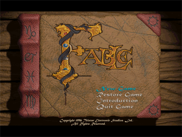 Fable - Screenshot - Game Title Image