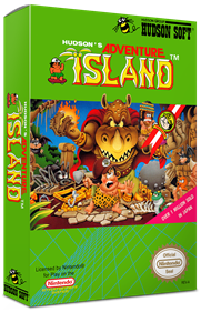 Adventure Island - Box - 3D Image