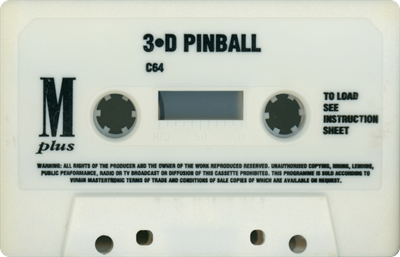 3-D Pinball - Cart - Front Image