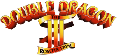 Double Dragon III: The Rosetta Stone - Clear Logo Image