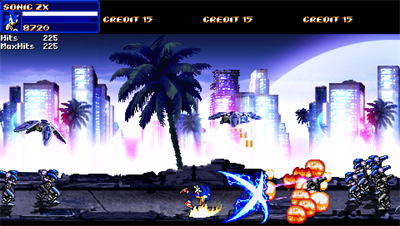 Sonic Super Jam: Sonic ZX  - Screenshot - Gameplay Image