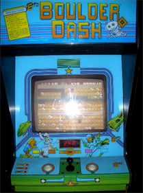 Boulder Dash (1984) - Arcade - Cabinet Image
