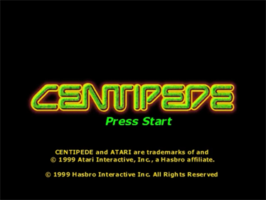 Centipede - Screenshot - Game Title Image