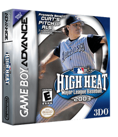 High Heat Major League Baseball 2003 - Box - 3D Image