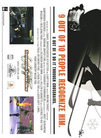 007: Tomorrow Never Dies - Advertisement Flyer - Back Image