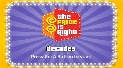 The Price is Right: Decades - Screenshot - Game Title Image