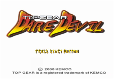 Top Gear: Dare Devil - Screenshot - Game Title Image