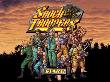 Shock Troopers - Screenshot - Game Title Image