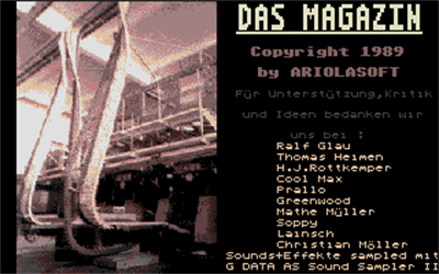 Das Magazin - Screenshot - Game Title Image