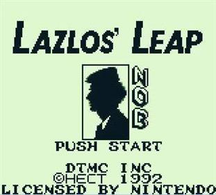 Lazlos' Leap - Screenshot - Game Title Image