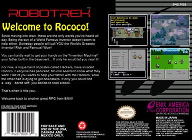 Robotrek - Box - Back Image