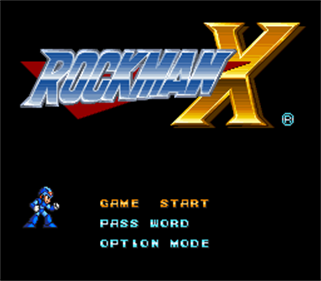 Mega Man X - Screenshot - Game Title Image