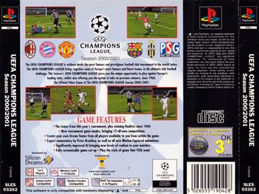 UEFA Champions League: Season 2000-2001 - Box - Back Image