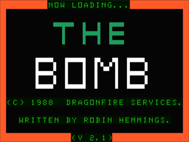 The Bomb - Screenshot - Game Title Image