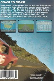 The Great American Cross-Country Road Race - Box - Back Image