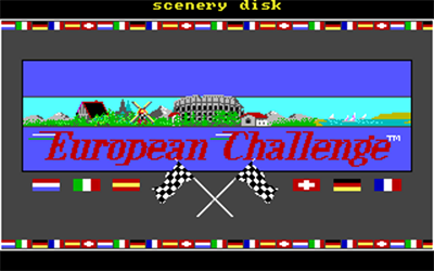 Test Drive II Scenery Disk: European Challenge - Screenshot - Game Title Image