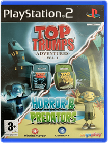 Top Trumps Adventures Vol. 1: Horror & Predators - Box - Front - Reconstructed Image
