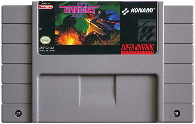 Gradius III - Cart - Front Image