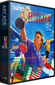 Euro Champ '92 - Box - 3D Image