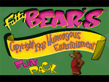 Fatty Bear's FunPack - Screenshot - Game Title Image