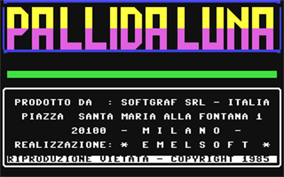 Pallida Luna - Screenshot - Game Title Image