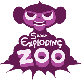 Super Exploding Zoo - Clear Logo Image