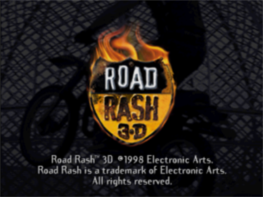 Road Rash 3D - Screenshot - Game Title Image